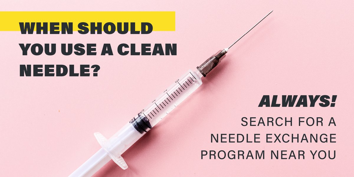 KnowtheDangers: Needle Exchange Programs, also known as Syringe Service Pro...