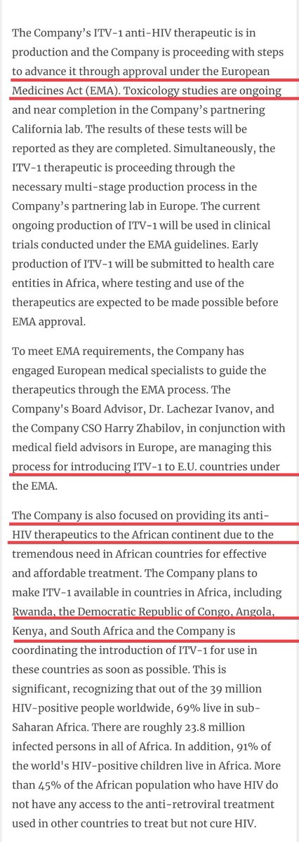 Demi6851: #ENZC anti #HIV drug, #ITV1, entering #EU countries under #EMA 
...