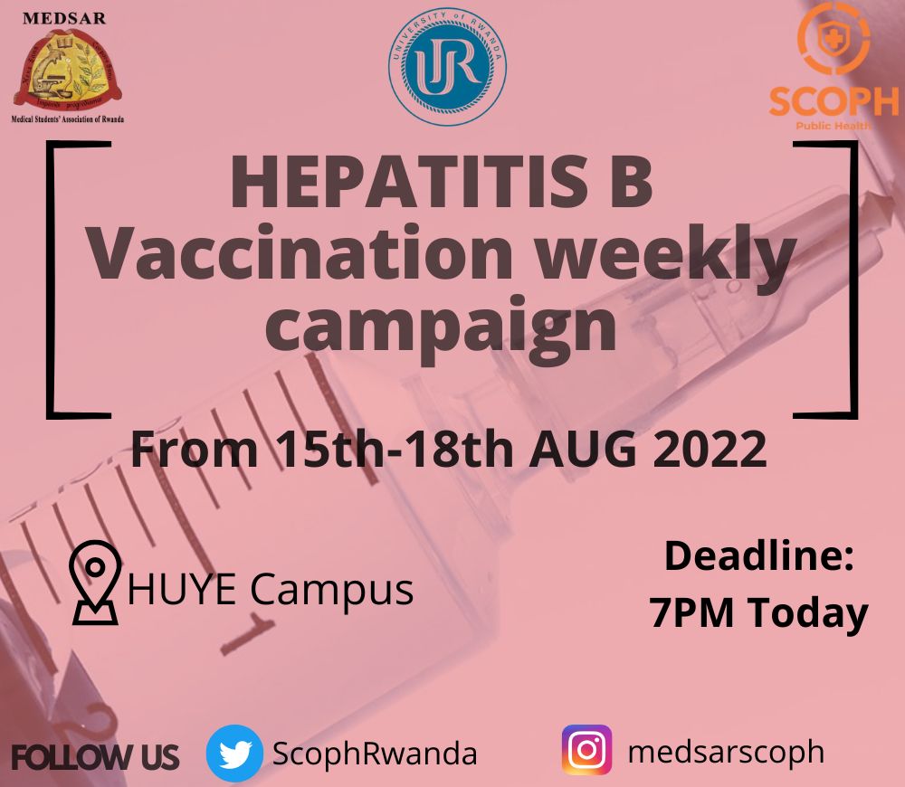 ScophRwanda: In MEDSAR-SCOPH,we are initiating second cohort of vaccination...