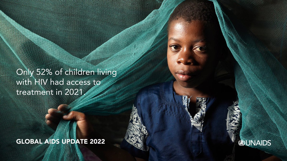 UNESCO: Only 52% of children living with HIV had access to treatment in 202...