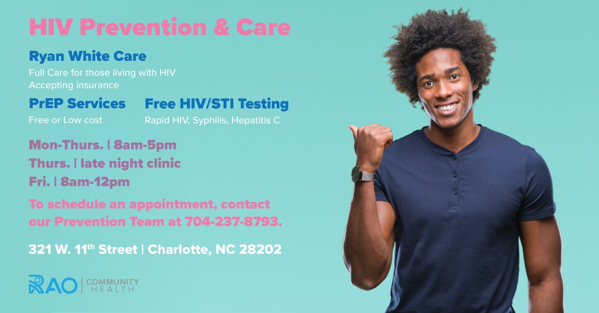 rao_health: RAO Community Health is here for your HIV prevention & care...