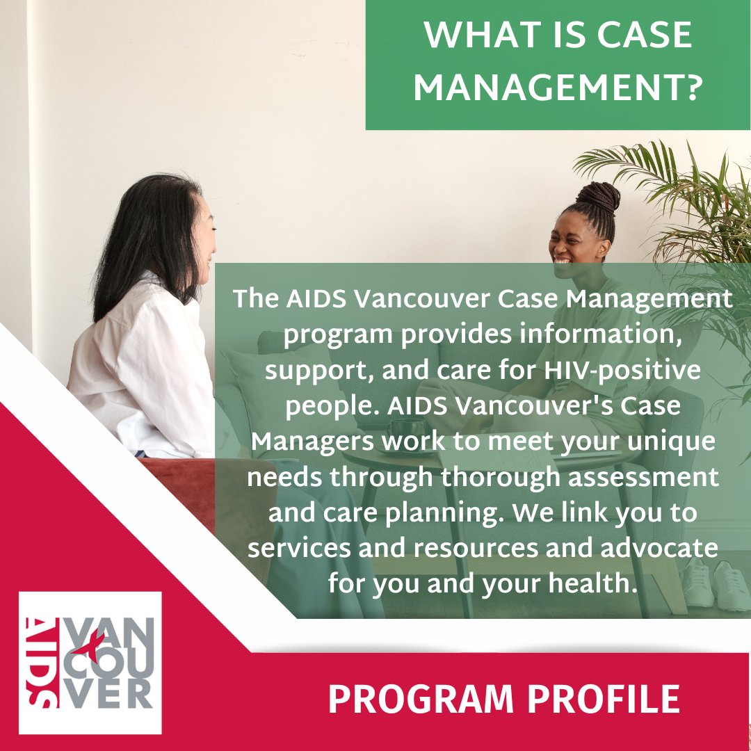 AIDSVancouver: The #CaseManagement program is essential to #AIDS Vancouver&...