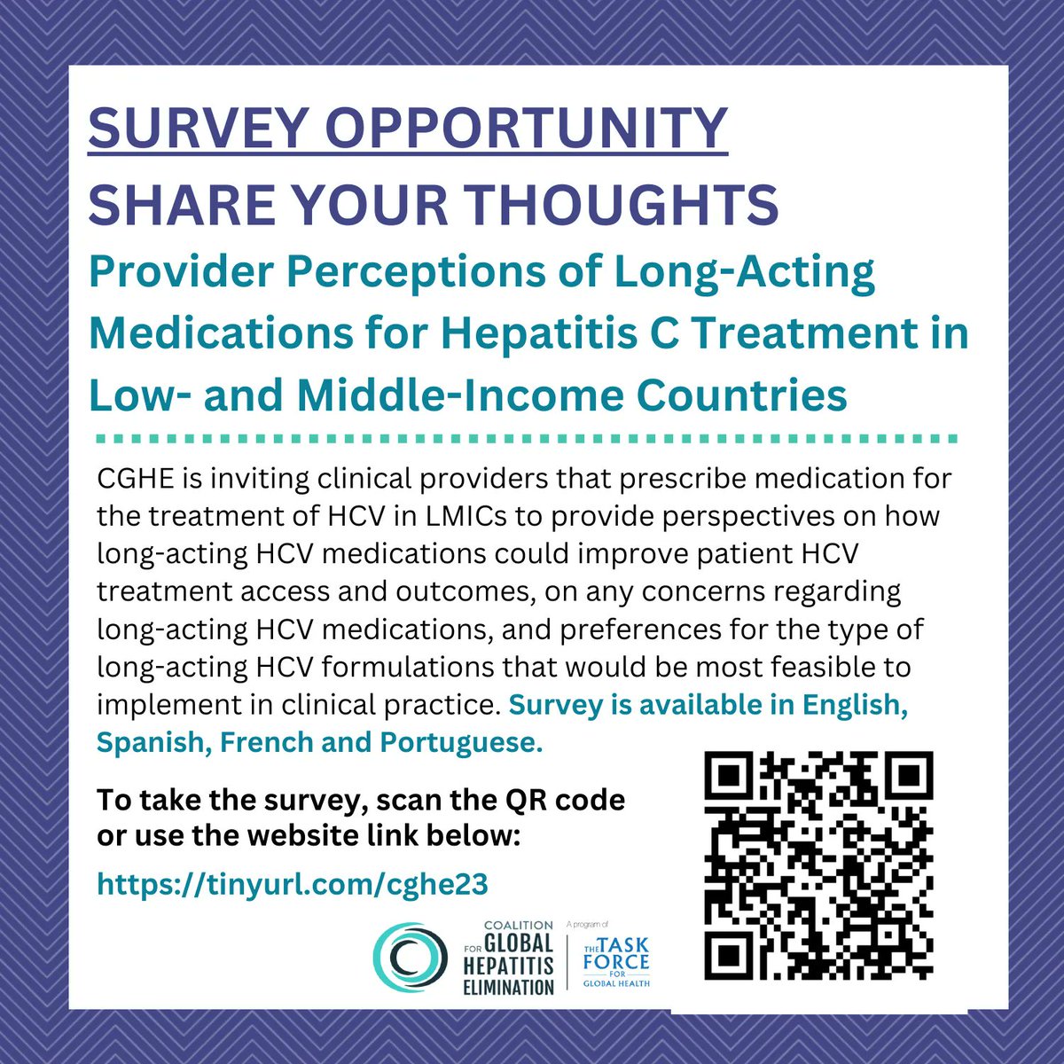 GlobalHep: NEW SURVEY! We’re seeking provider perspectives on how long-acti...