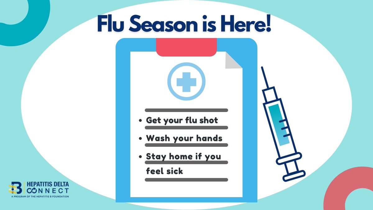 HepDConnect: Flu season has arrived! People with chronic #HBV & #HDV ar...