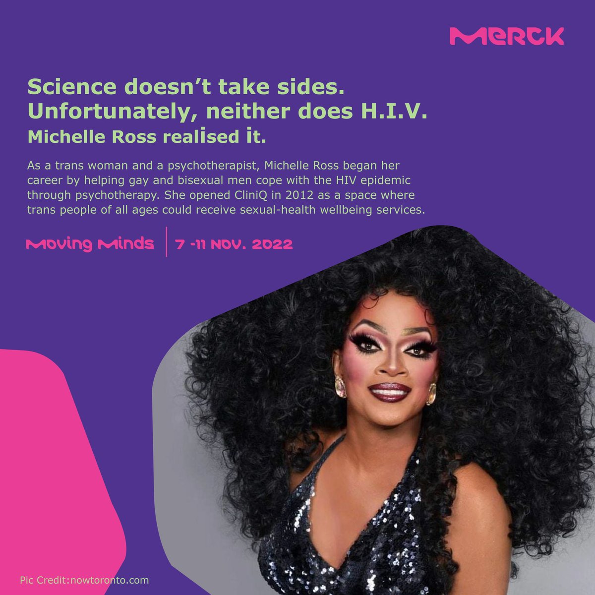 MerckIndia: As a trans woman/psychotherapist, Michelle Ross began career by...