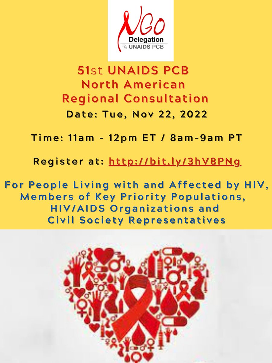 ch108PhDPolicy: @UNAIDS Programme Coordinating Board @ngopcb North American...