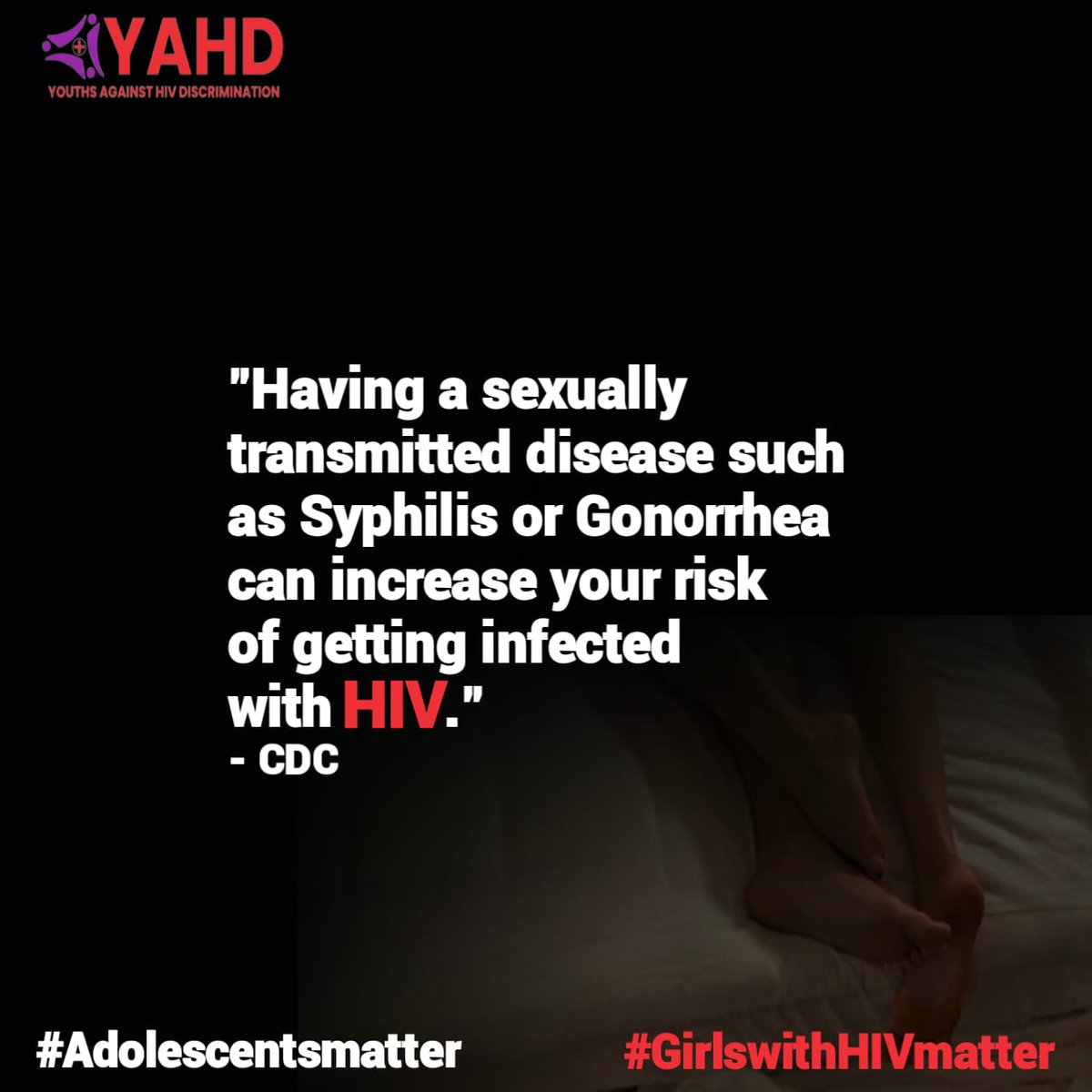 yahd_ng: #DidYouKnow

You stand a higher chance of getting infected with #H...