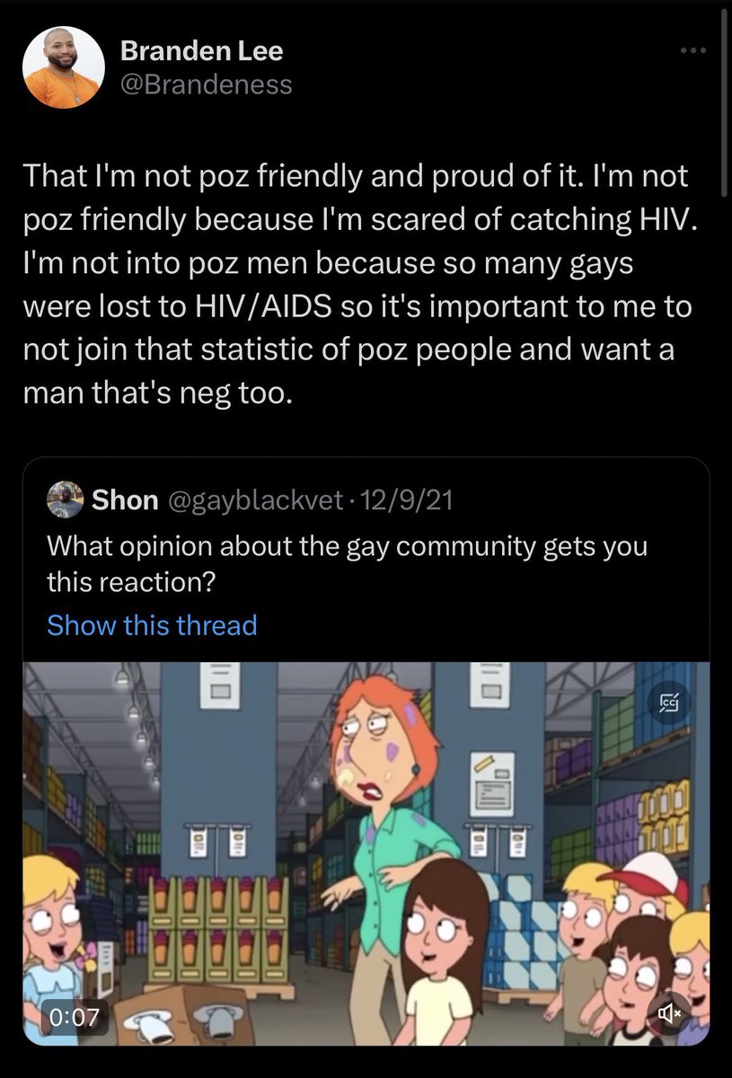@DustinGinsberg: It’s 2023 and we are still being afraid of people with HIV...