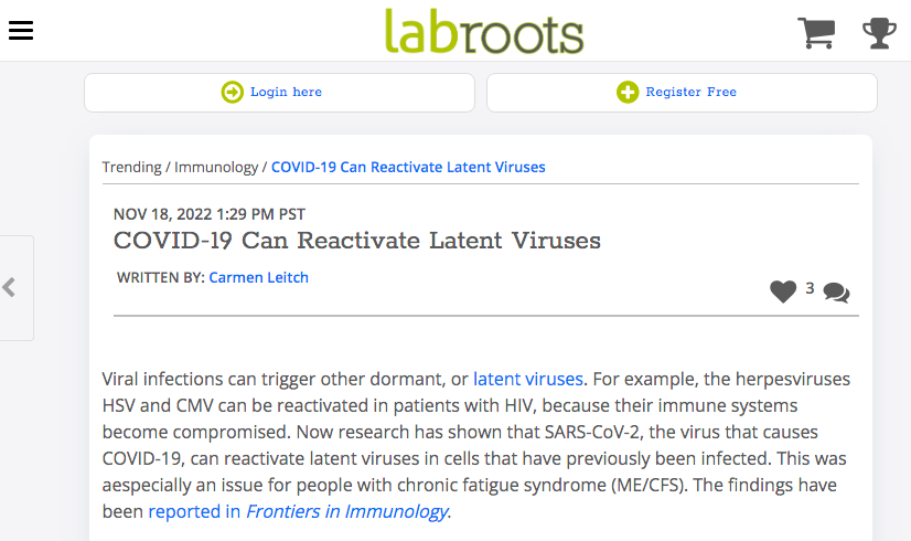@EnemyInAState: 'Viral infections can trigger other dormant, or latent...