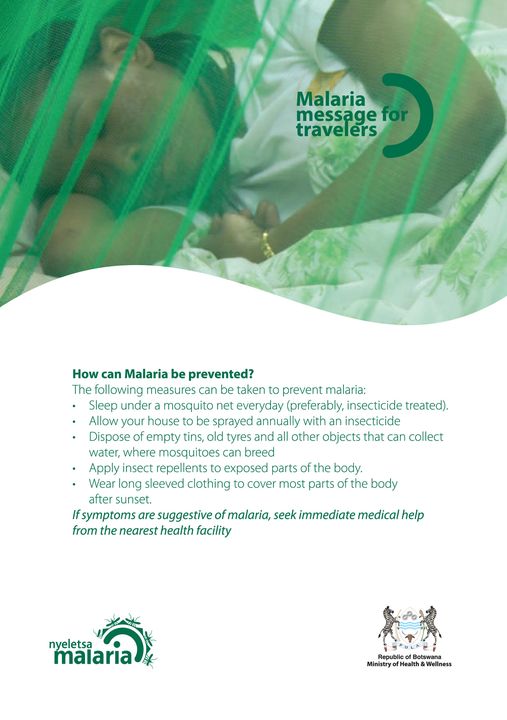 @WHOBotswana: Many people are at risk of contracting #malaria & develop...
