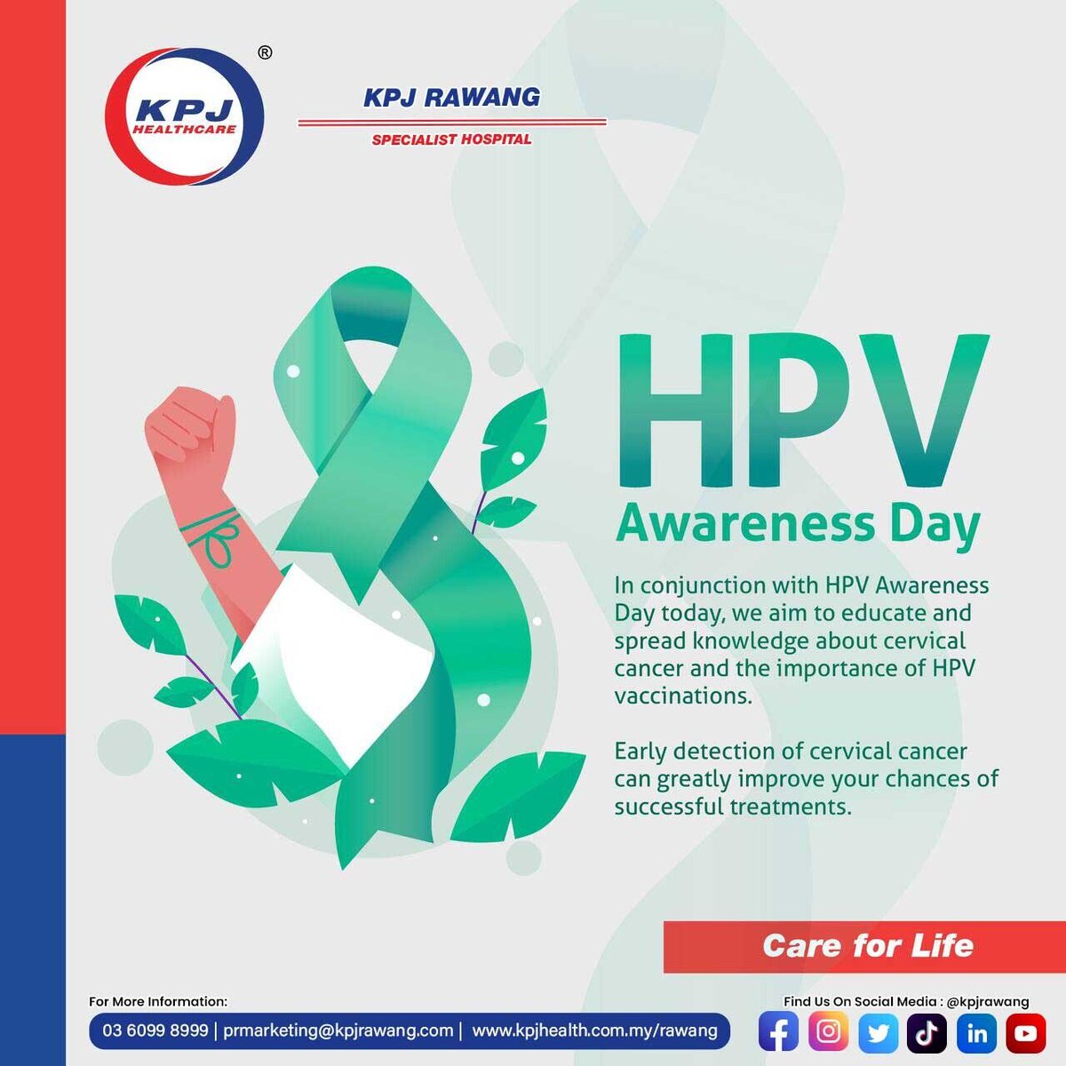 @kpjrawang: In conjunction with HPV Awareness Day today, we aim to educate ...