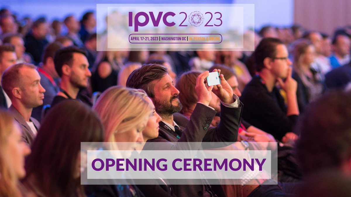 @IPVSociety: Don't miss the official opening of #IPVC2023 by the Confe...
